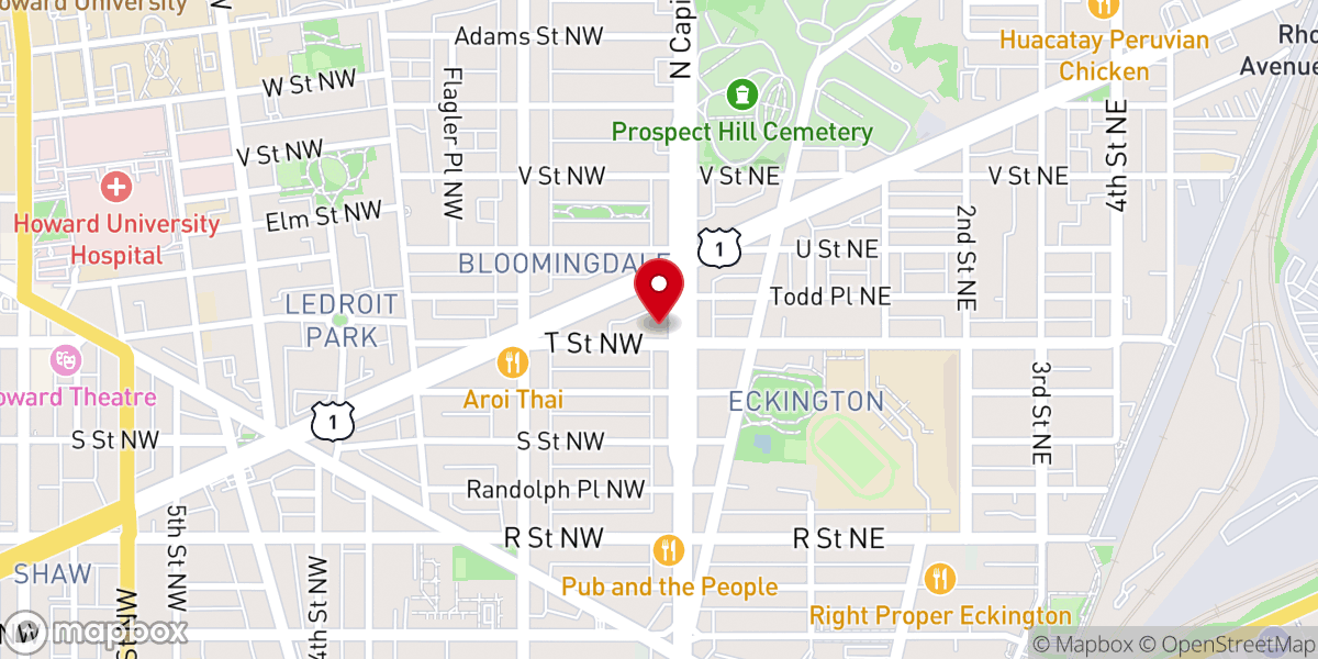 Map showing location of Saint Martin of Tours Catholic Church