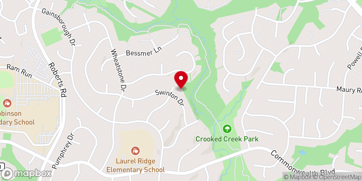 Map showing location of University Bible Fellowship