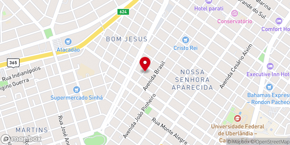Map showing location of Igreja Seara de Deus - Sede