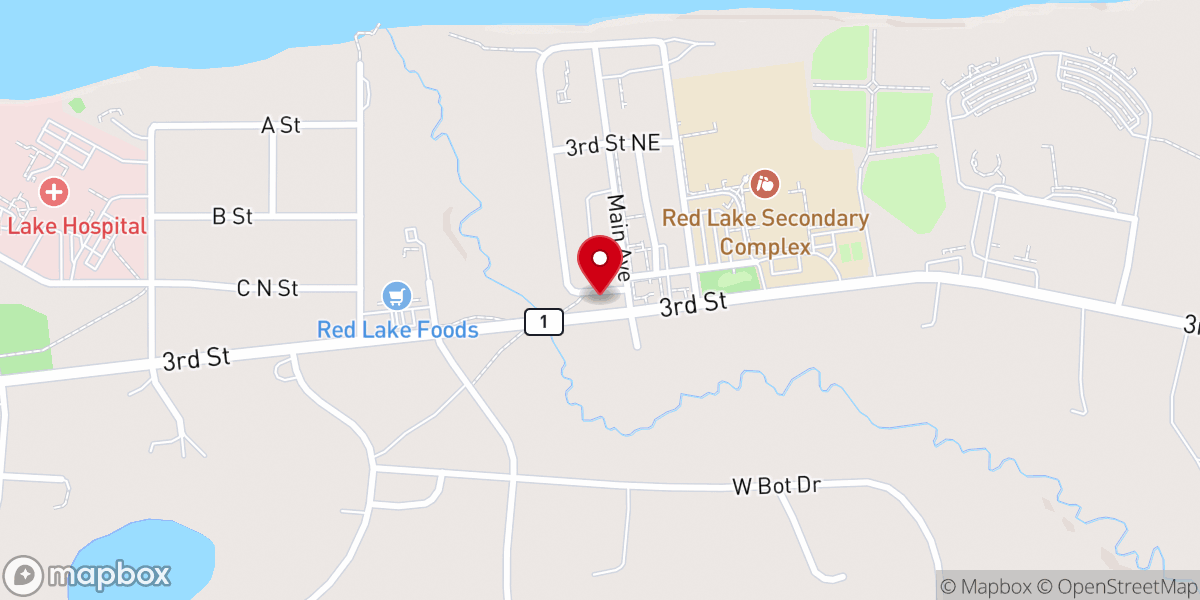 Map showing location of St. John in the Wilderness Episcopal Church