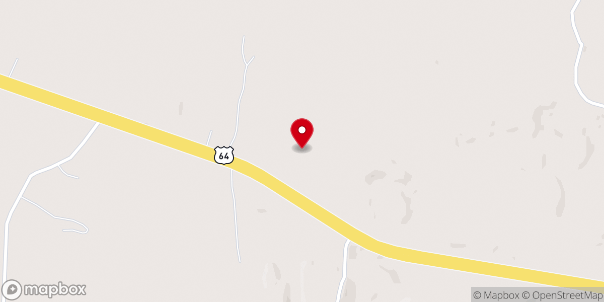 Map showing location of Little Walnut Grove MB Church