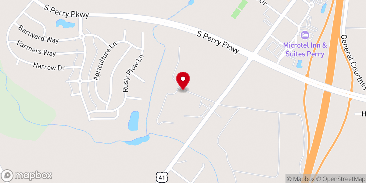 Map showing location of Revive Fellowship Ministries