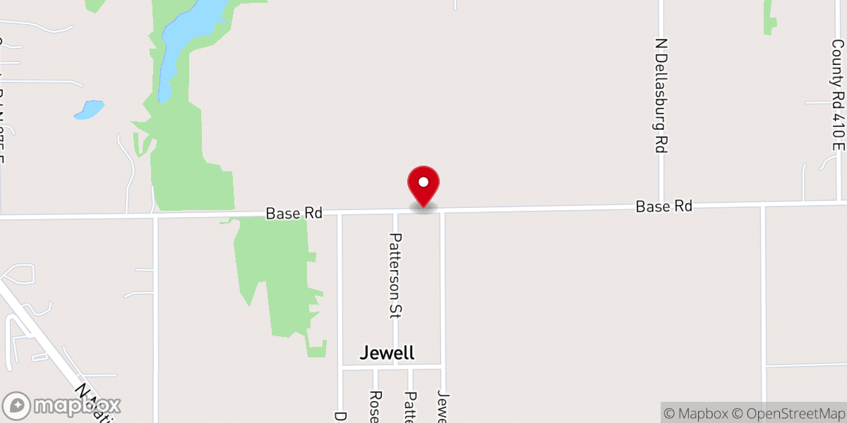 Map showing location of Wesley Chapel