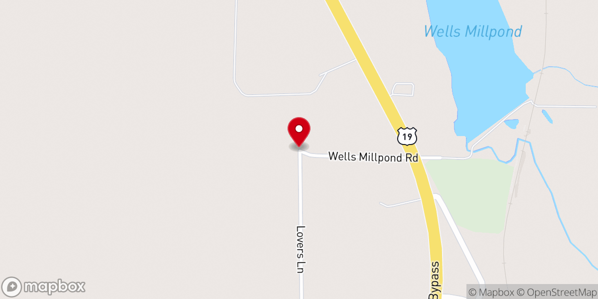 Map showing location of Bethel Church
