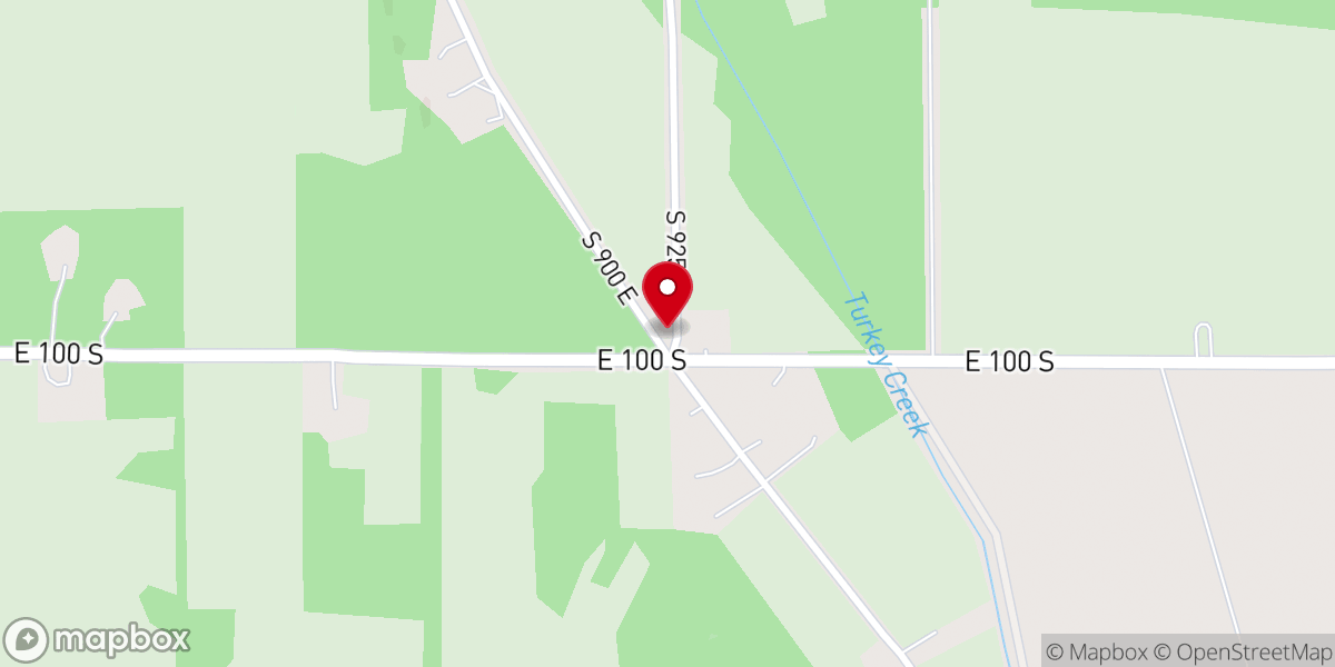 Map showing location of Charity United Baptist Church