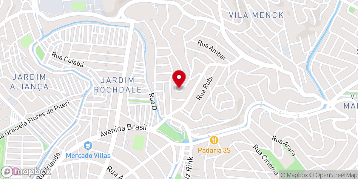 Map showing location of Comunidade São João Batista - Paróquia São José