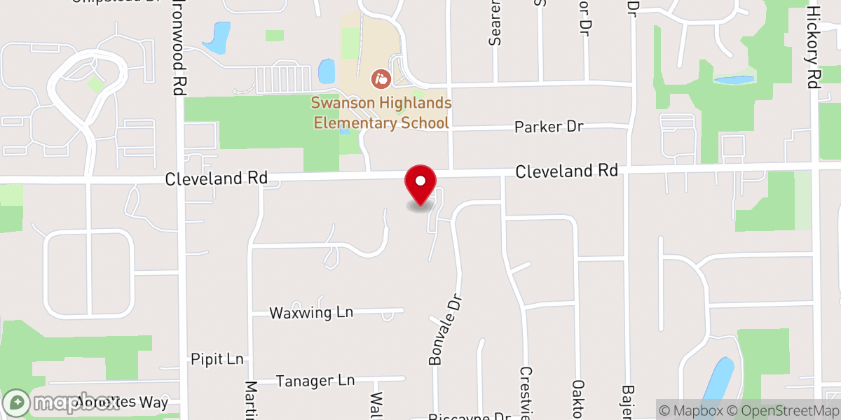 Map showing location of Clay Church - Firehouse Campus