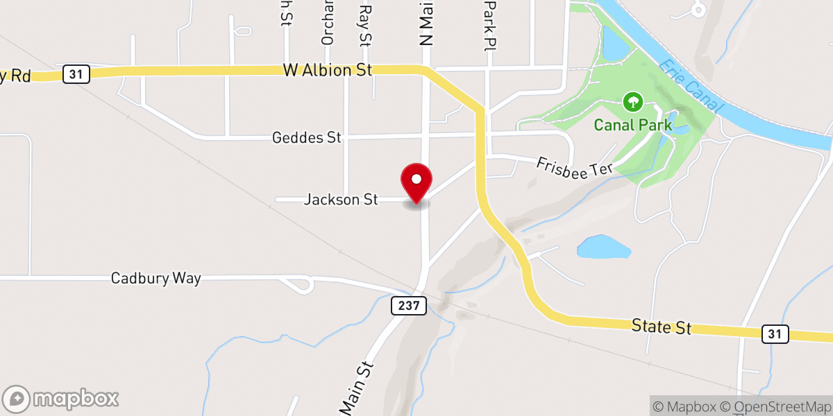 Map showing location of St Pauls Episcopal Church