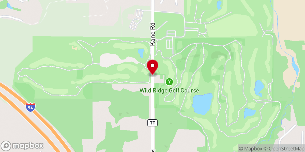 Map showing location of Evangel Assembly of God