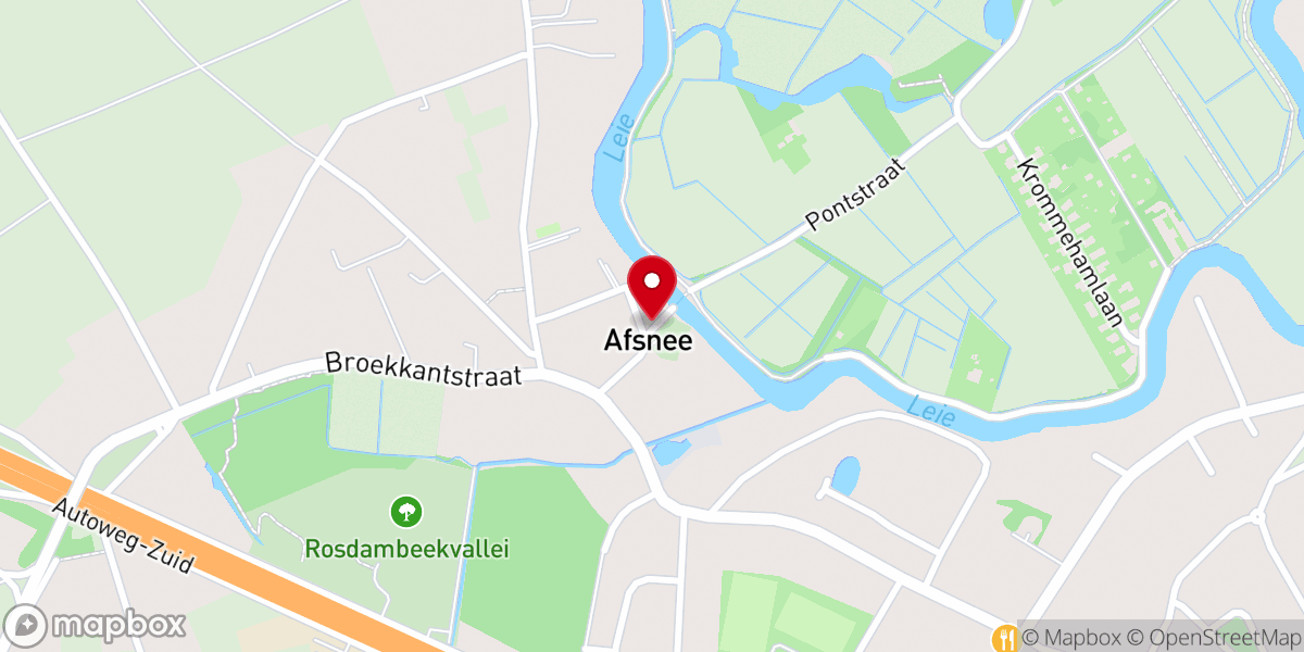 Map showing location of Muurkapel O-L-V met Kind