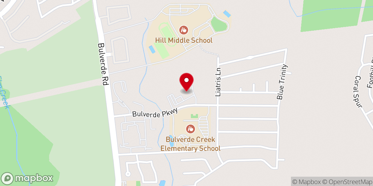 Map showing location of St. Padre Pio Catholic Church
