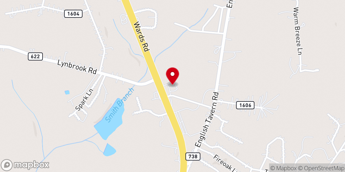 Map showing location of Hyland Heights Baptist Church - SMC