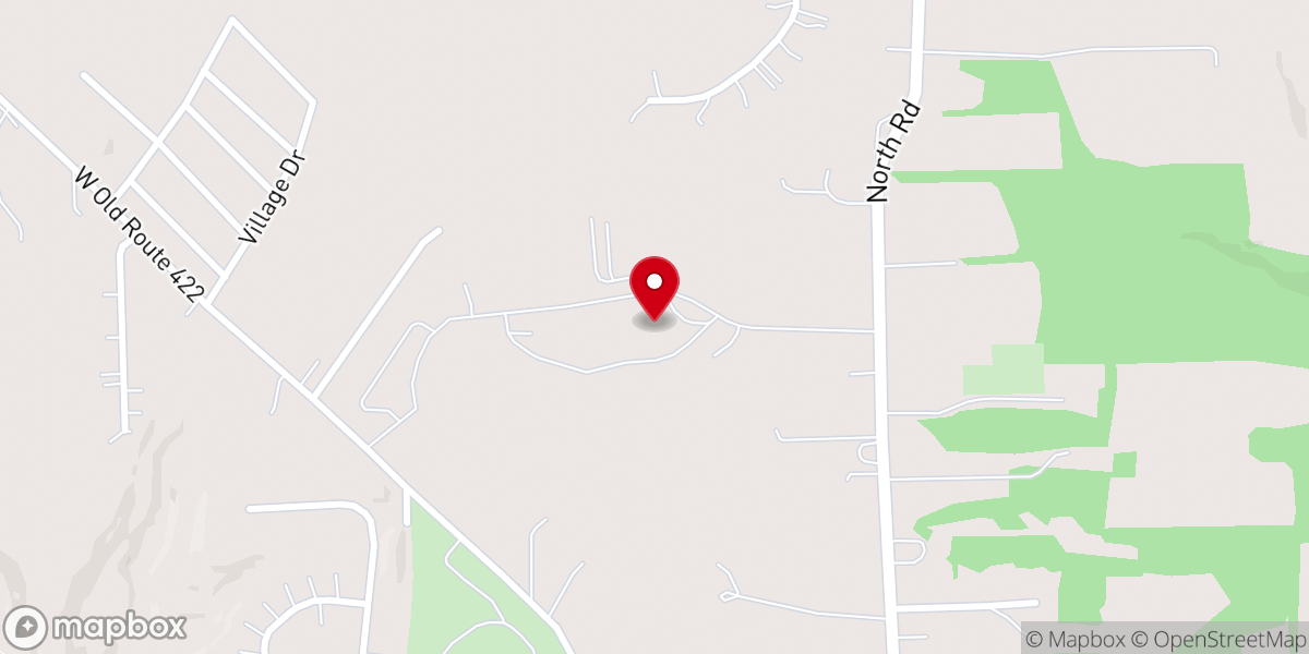 Map showing location of Nondenominational church