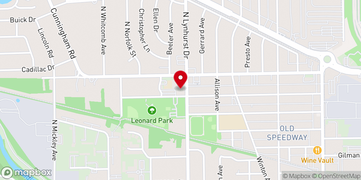 Map showing location of St. Christopher Mid-Summer Festival