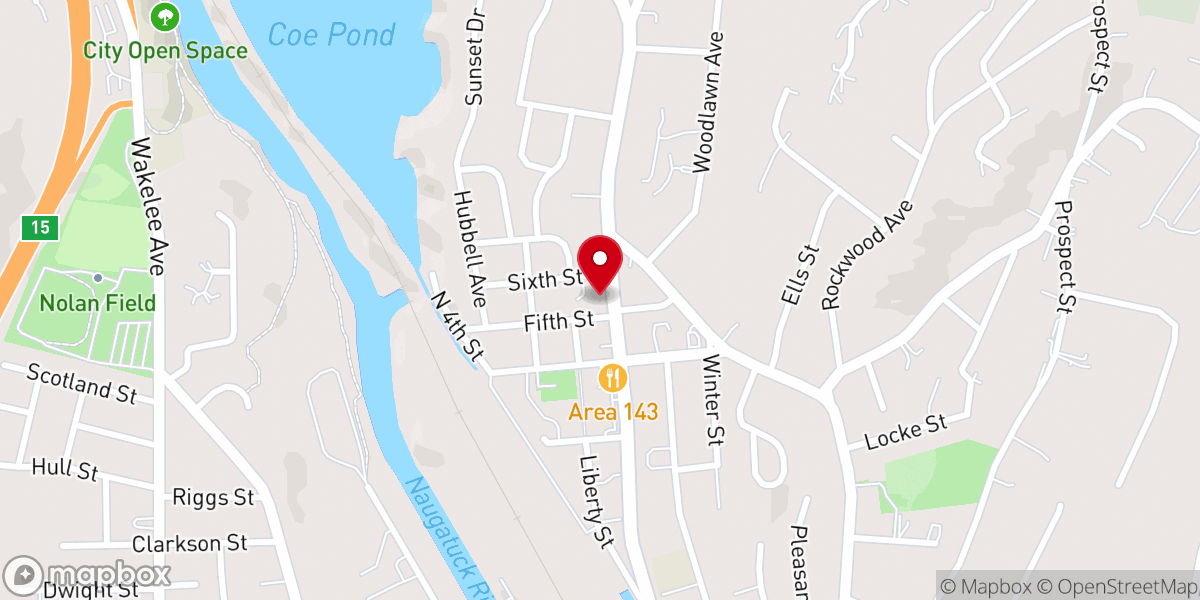 Map showing location of The Abundant Life Fellowship Ministries INC
