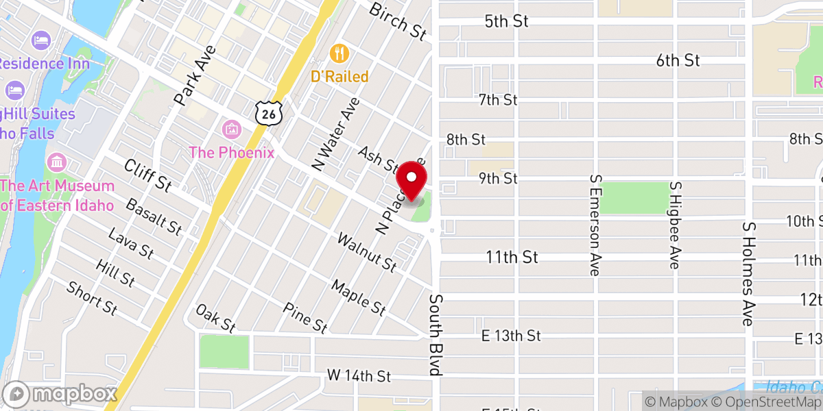 Map showing location of New Day Lutheran Church