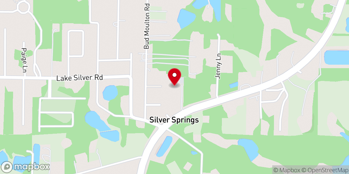Map showing location of Victorious Life Worship Center