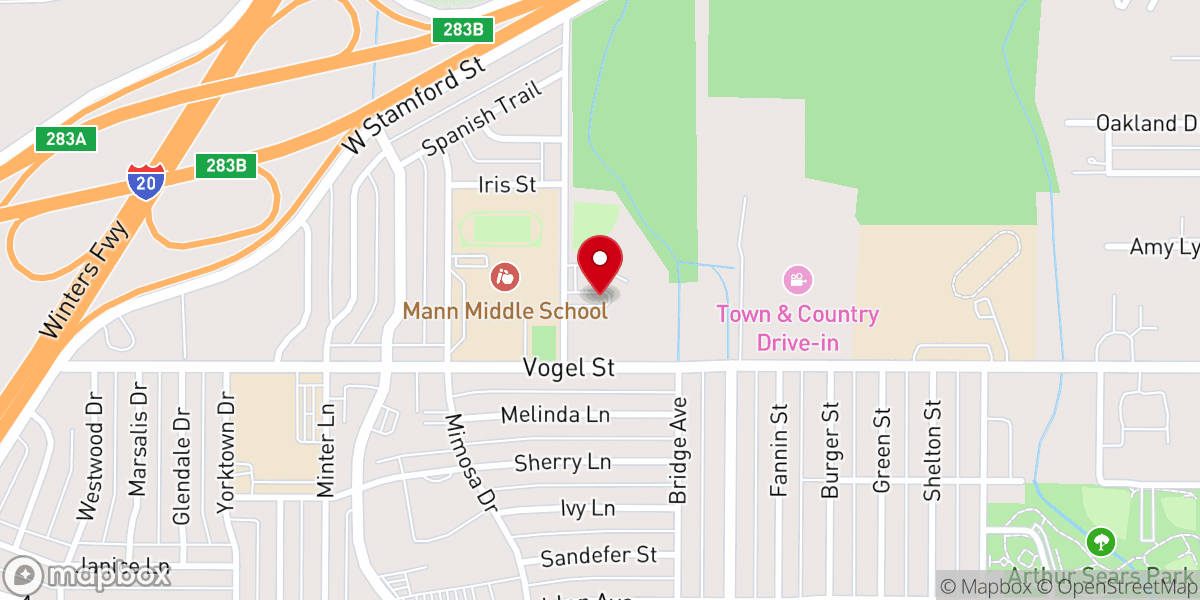 Map showing location of St Vincent Pallotti Catholic Church