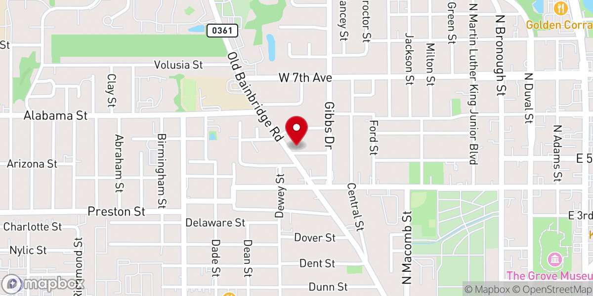 Map showing location of Greater Blessings Tabernacle of Praise