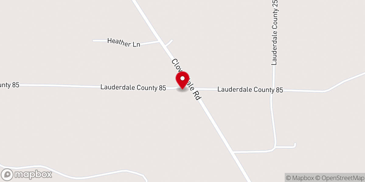 Map showing location of Mission Pointe Church