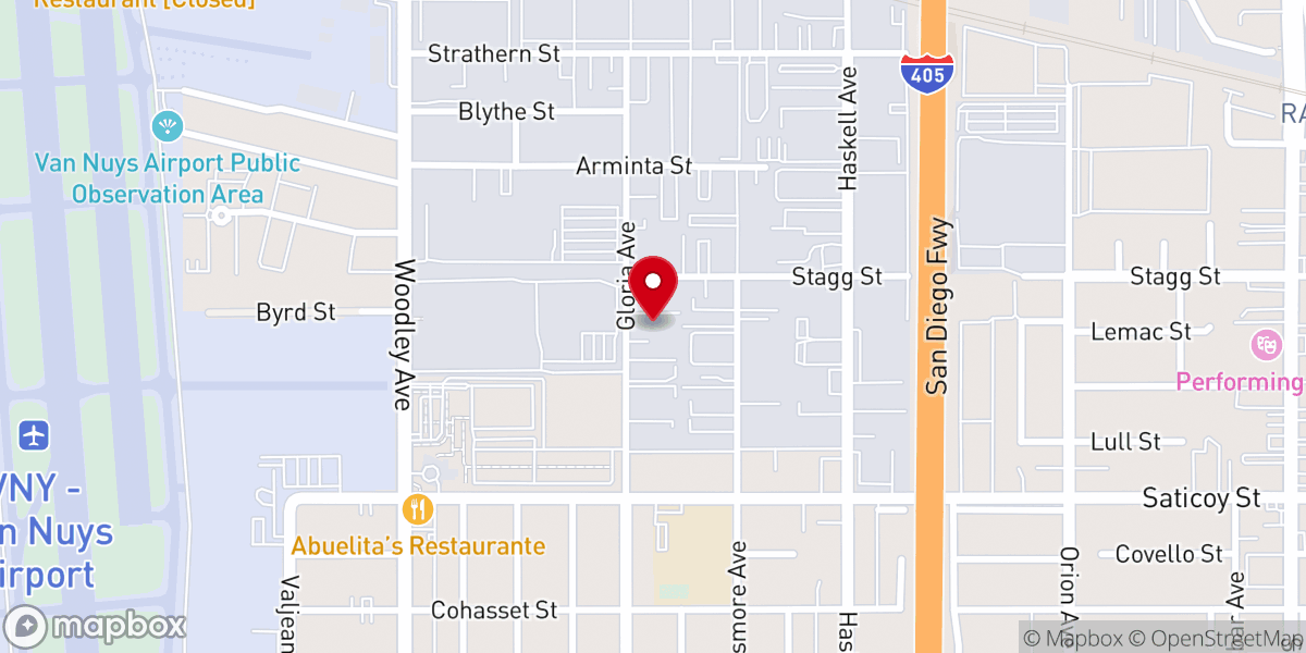 Map showing location of Casa Presencia Ministries