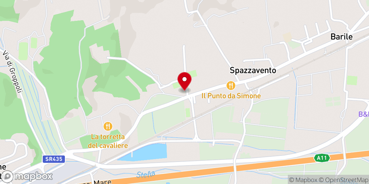 Map showing location of Chiesa dei Santi Maria Maddalena e Lazzaro