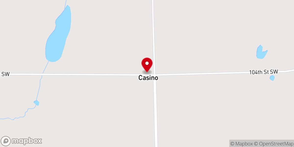 Map showing location of Casino Assemblies of God