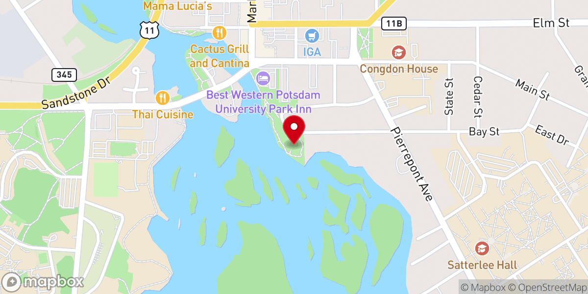 Map showing location of Ives Park