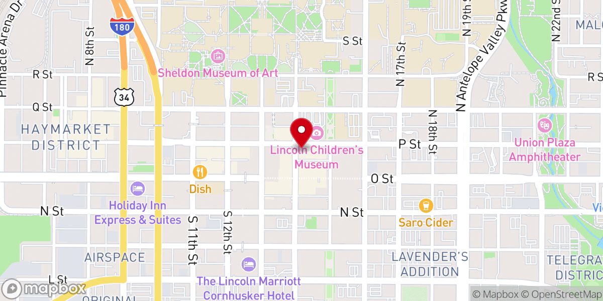 Map showing location of Chinese Christian Church of Lincoln