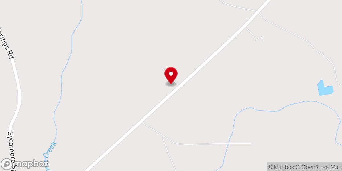 Map showing location of Maple Hill AME Church