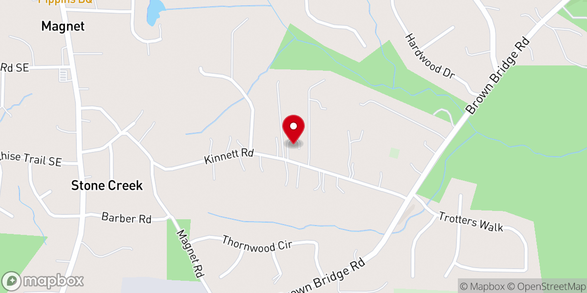 Map showing location of Journey Baptist Church