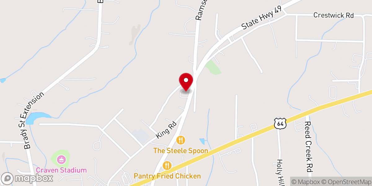 Map showing location of Mc Crary Chapel Methodist Church
