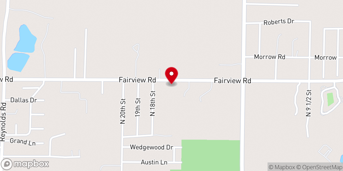 Map showing location of Paragould Missionary Baptist