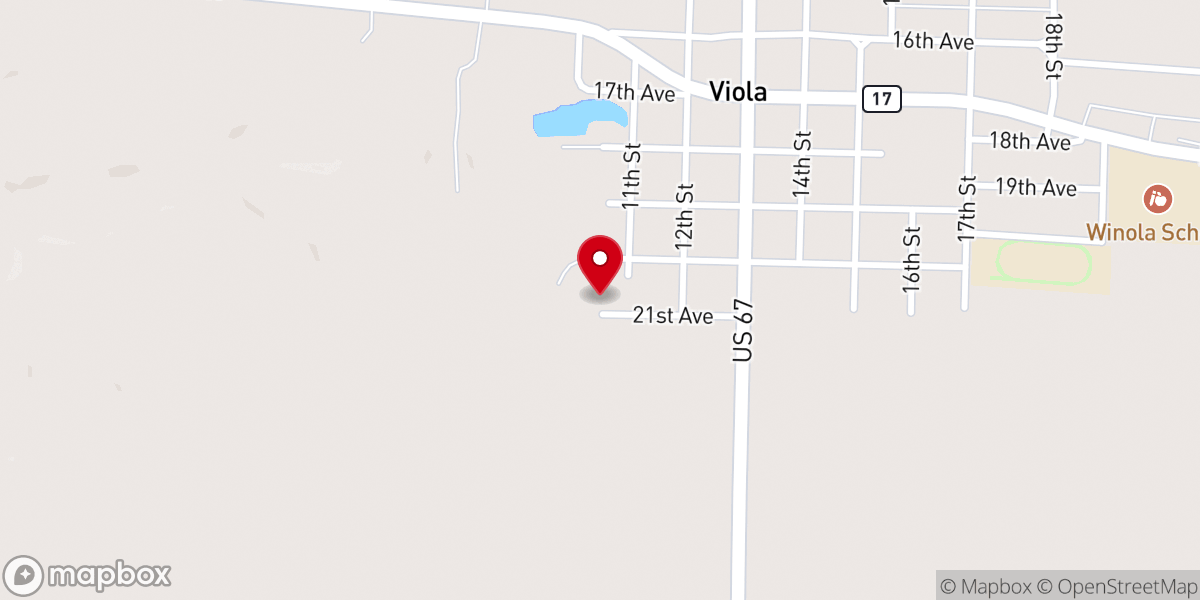 Map showing location of St John