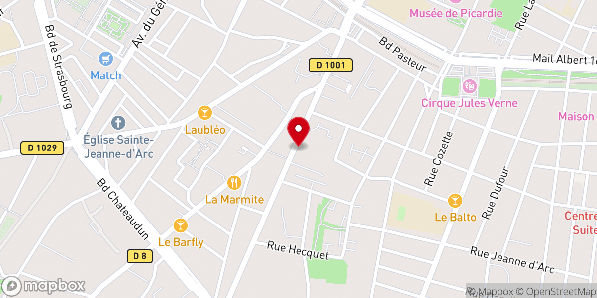 Map showing location of Église La Louange Cité de Consolation
