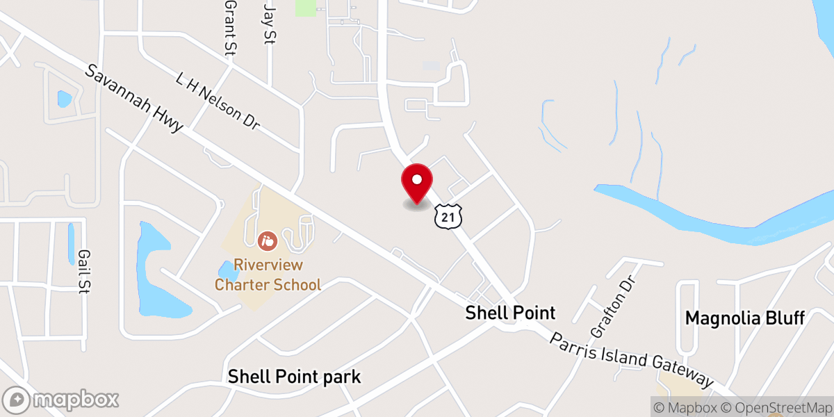 Map showing location of historic church 710 carteret st beaufort sc 29902
