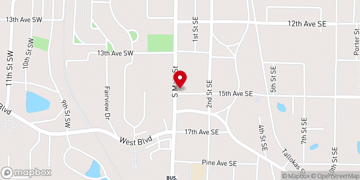 Map showing location of St Margaret's Episcopal Church