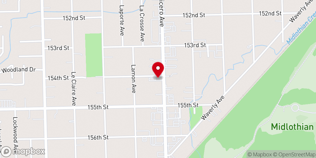 Map showing location of Blarney Stone Pub