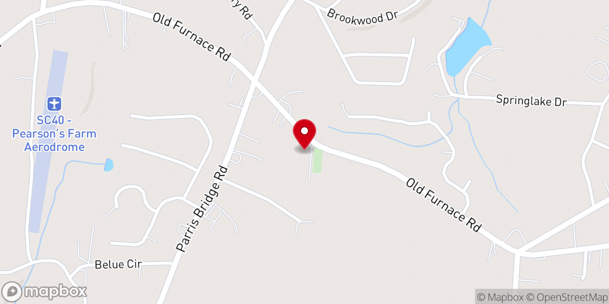 Map showing location of Carlisle Wesleyan Church