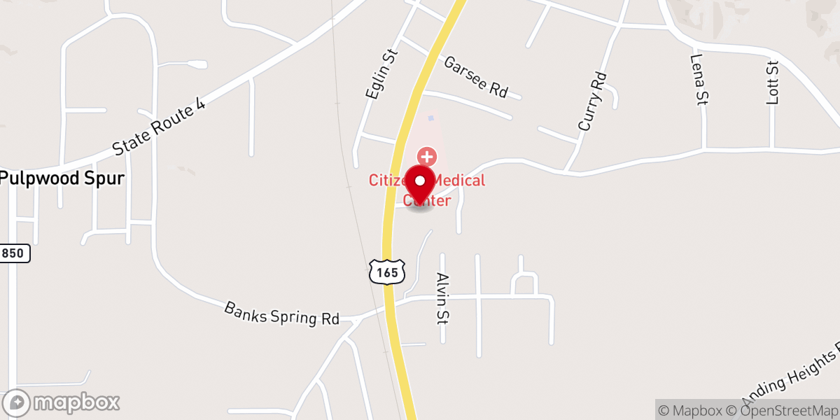 Map showing location of Public Health Office