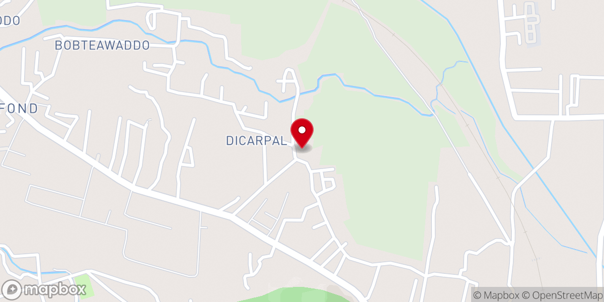 Map showing location of Our Lady of Fatima Church