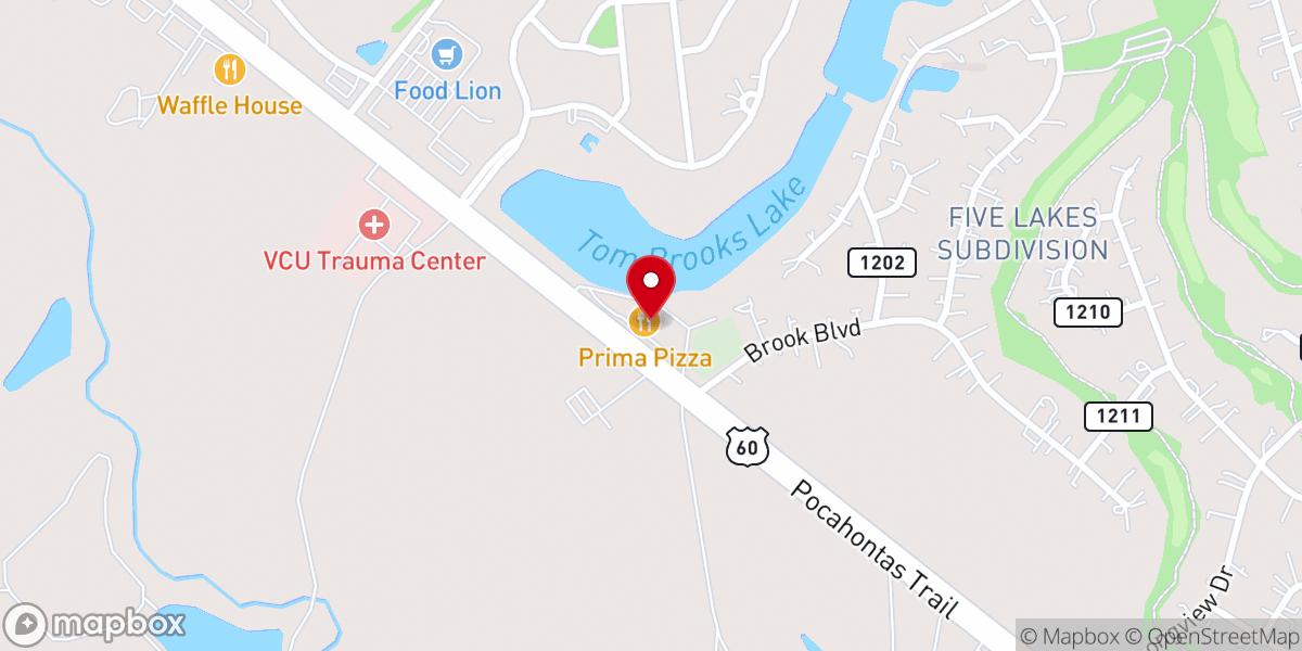 Map showing location of New Covenant Community Church