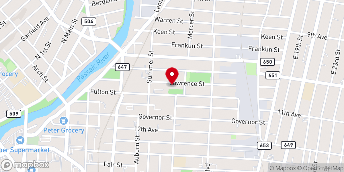 Map showing location of Church of Jesus Christ the Lord, Inc