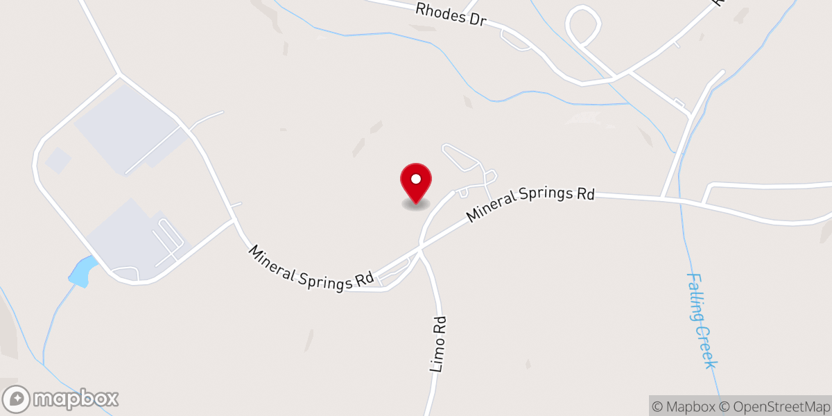 Map showing location of Love & Action Christian Center