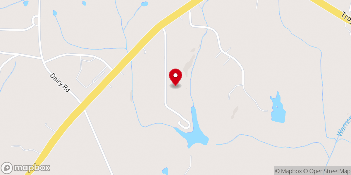 Map showing location of New Covenant Church
