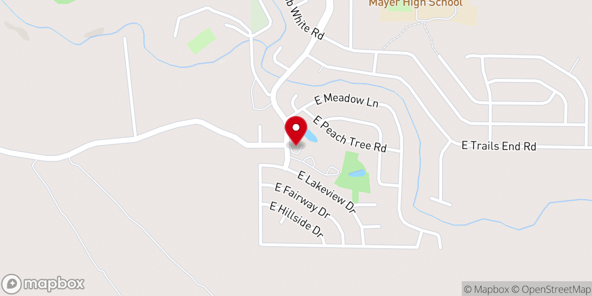 Map showing location of Spring Valley Community Church Arizona