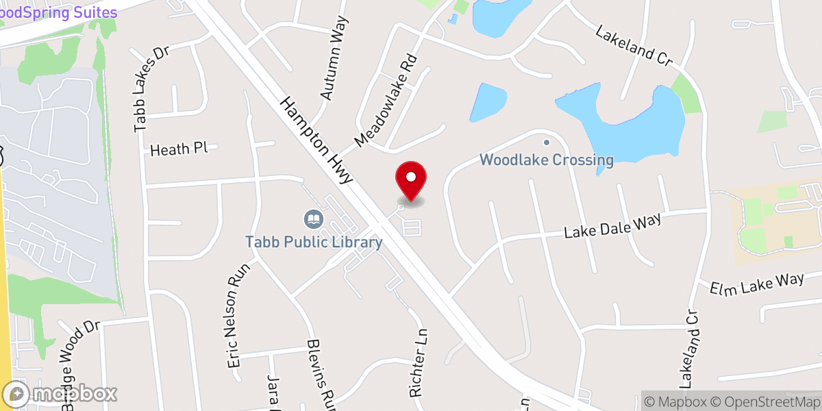 Map showing location of Kirkwood Presbyterian Church