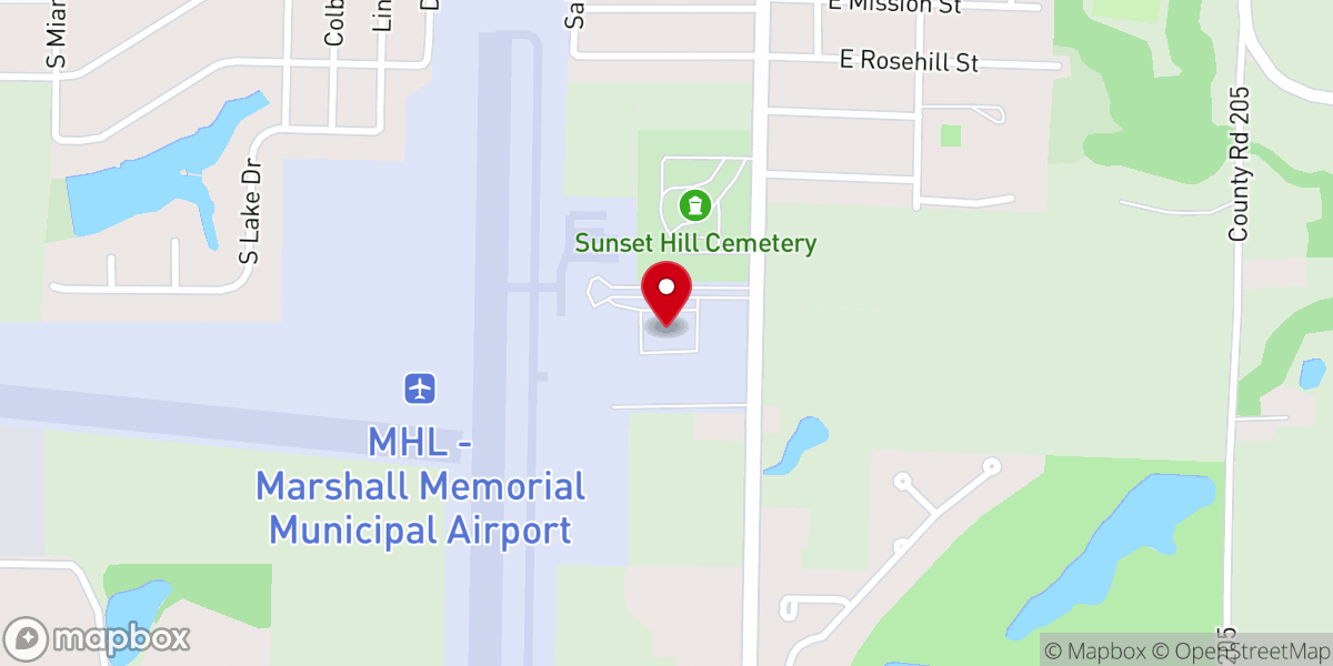 Map showing location of Relevant Church