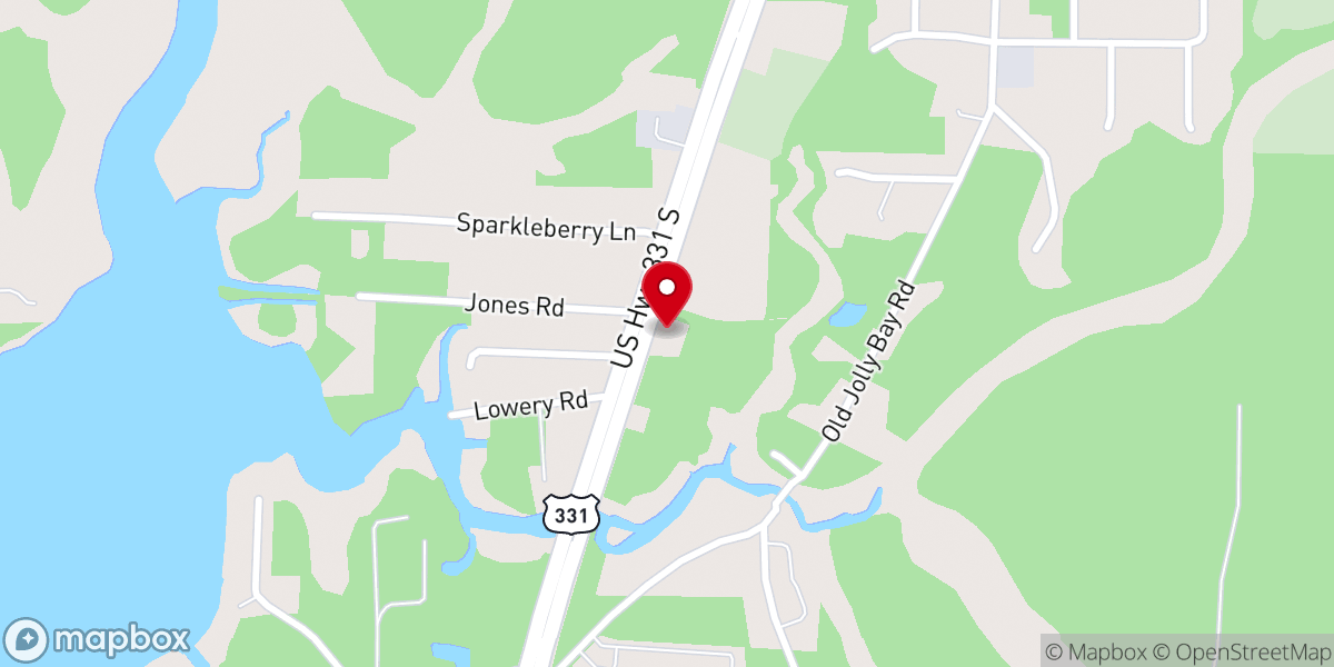 Map showing location of Freeport Assembly of God
