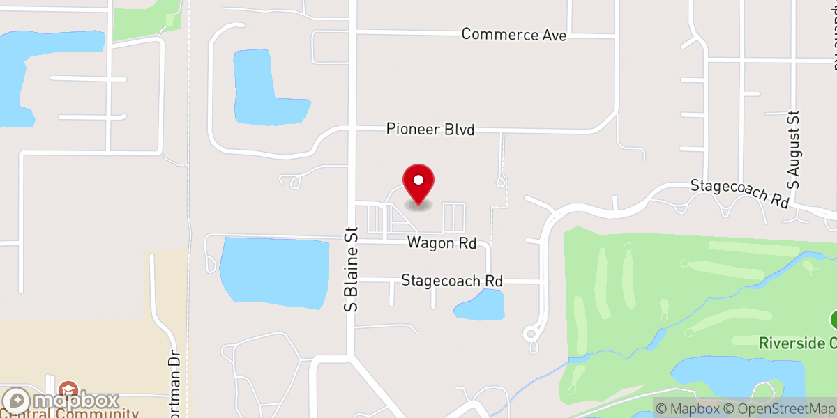 Map showing location of GI Free Church